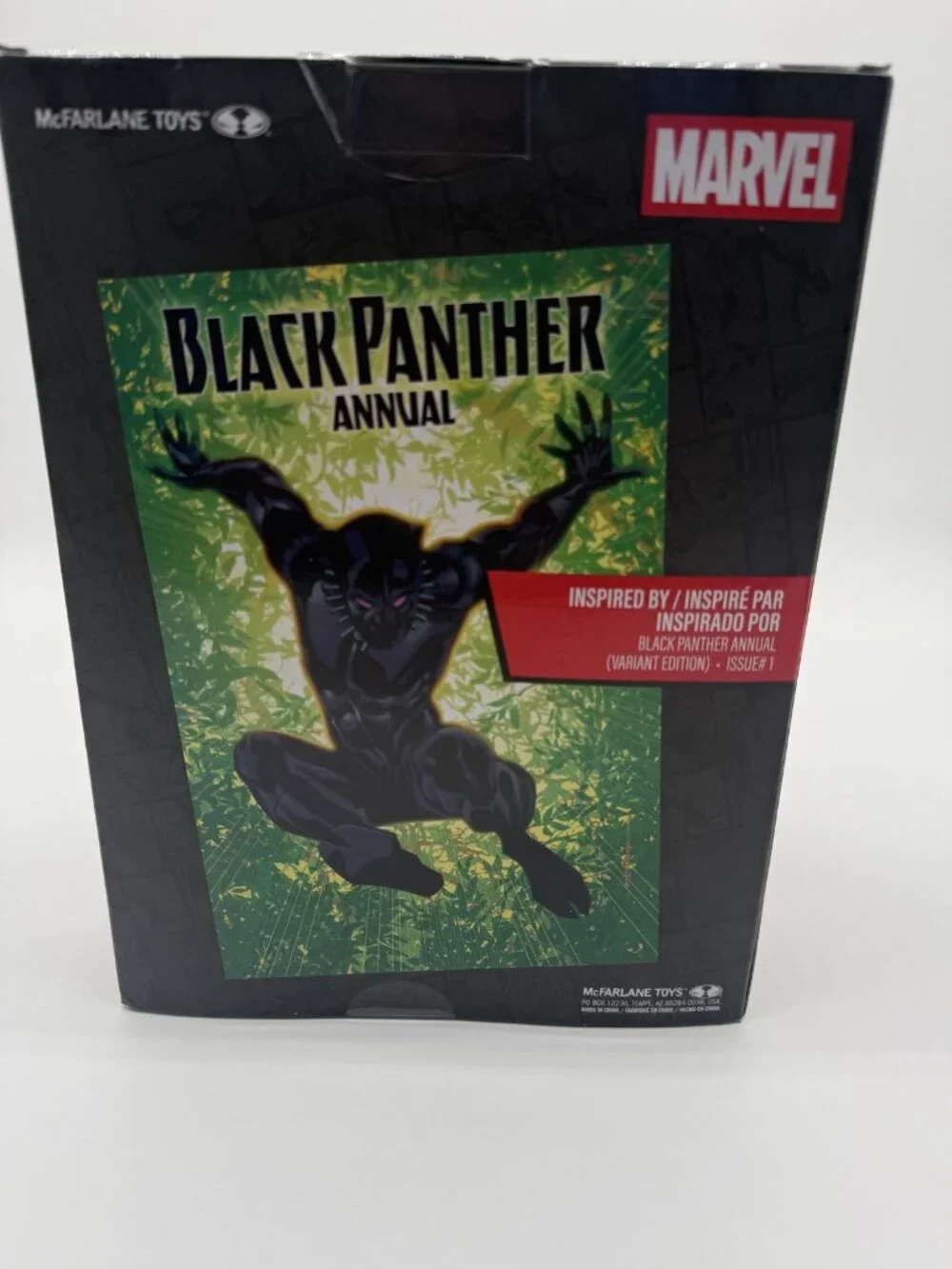 Marvel Black Panther Annual Action Figure 1:6TH McFarlane Toys Black New Comic